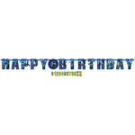 Blue Beetle Happy Birthday Banner by Amscan from Instaballoons