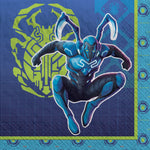 Blue Beetle Lunch Napkins by Amscan from Instaballoons