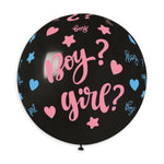 Boy or Girl 31″ Latex Balloon by Gemar from Instaballoons