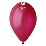 Burgundy 12″ Latex Balloons by Gemar from Instaballoons