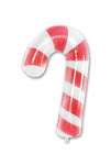 Candy Cane Red 16″ Foil Balloons by Imported from Instaballoons