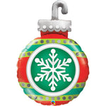 Christmas Snowflake Ornament 35″ Foil Balloon by Qualatex from Instaballoons