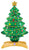 Christmas Tree StandUp 31″ Foil Balloon by Betallic from Instaballoons
