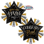 Congrats Grad You Are Amazing 30″ Foil Balloon by Betallic from Instaballoons