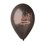 Congrats Printed 12″ Latex Balloons by Gemar from Instaballoons