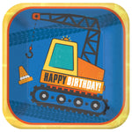 Construction Birthday 7" Plates by Amscan from Instaballoons