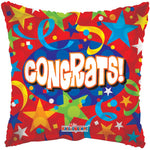Convergram 18″ Congrats Stars & Streamers Balloon