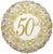 Convergram 50th Anniversary Gold 18″ Balloon