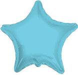 Convergram Mylar & Foil Baby Blue Star 36″ Metallized Balloon