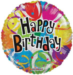 Convergram Mylar & Foil Birthday Balloons Holographic 18″ Foil Balloon