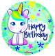 Birthday Cute Unicorn 18″ Balloon