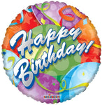 Convergram Mylar & Foil Birthday Festive Balloons 18″ Balloon
