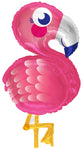 Convergram Mylar & Foil BV Flamingo Shape 28″ Balloons (5 count)
