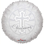 Convergram Mylar & Foil Christening Cross 18″ Balloon