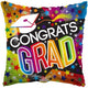 Congrats Grad Graduation Stars & Rainbow 18″ Balloon