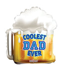 Convergram Mylar & Foil Coolest Dad Beer 18″ Balloon