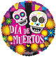 Globo Dia De Muertos 18″