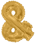 Gold Ampersand 34″ Balloon