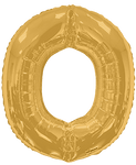 Convergram Mylar & Foil Gold Letter O 34″ Balloon
