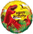 Convergram Mylar & Foil Happy Birthday Dinosaur 18″ Balloon