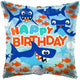 Happy Birthday Sharks 18″ Balloon