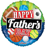 Convergram Mylar & Foil Happy Father's Day Sports 18″ Balloon