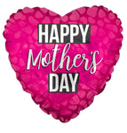 Convergram Mylar & Foil Happy Mother's Day Animal Print 18″ Balloon