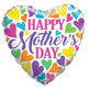 Happy Mother's Day Hearts 18″ Balloon