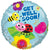 Convergram Mylar & Foil Ladybug, Bee & Flowers Get Well Soon! 18″ Balloon