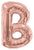 Convergram Mylar & Foil Letter B Rose Gold 34" Balloon