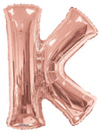 Convergram Mylar & Foil Letter K Rose Gold 34" Balloon