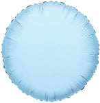 Globo Azul Claro Redondo 18″ Metalizado