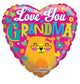 Love You Grandma Bear 18″ Balloon