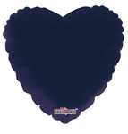 Convergram Mylar & Foil Navy Blue Heart 18″ Balloon