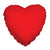 Convergram Mylar & Foil Red Heart 18″ Balloon