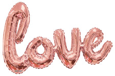 𝓵𝓸𝓿𝓮 Script Rose Gold 36" Love Globo Frase