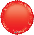 Convergram Mylar & Foil Solid Red Round 18″ Balloon