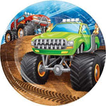 Convergram Party Supplies Monster Truck Rally 7in Plates 7″ (8 count)