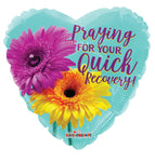Convergram Praying for Your Quick Recovery 18″ Balloon