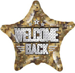 Convergram Welcome Back Camouflage Military 18″ Star Balloon