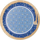 Blue Bandana Paper Plates 9″ (8 count)