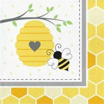 Creative Converting Party Supplies Bumble Bee Baby Lunch Napkins (16 count)