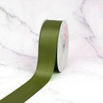 Creative Ideas Mylar & Foil Moss Green Single Face Satin Ribbon 1 1/2″