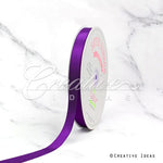 Creative Ideas Party Supplies Single Face Satin Ribbon Purple 100 Yards 5/8″