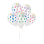 Crystal Clear Polka Dot 13″ Latex Balloons by Gemar from Instaballoons
