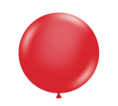 Crystal Red 24″ Latex Balloons by Tuftex from Instaballoons