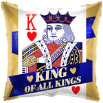 Dad King of all Kings 18″ Foil Balloon by Convergram from Instaballoons