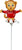 Daniel Tiger (requires heat-sealing) 14″ Foil Balloon by Anagram from Instaballoons