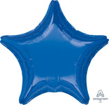 Dark Blue Star 18″ Foil Balloon by Anagram from Instaballoons