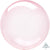  Dark Pink Crystal Clearz Petite 10″ Foil Balloon by Anagram from Instaballoons